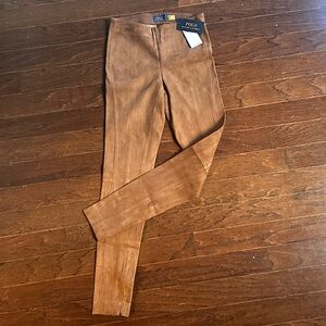 Ralph Lauren Brown Suede Pants